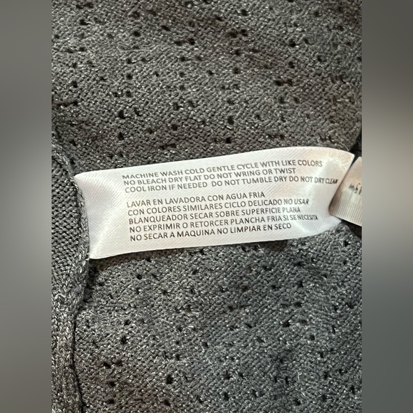 Bydesign Light Weight Cardigan Gray Open Front Size M No Pockets No Buttons - Picture 11 of 12